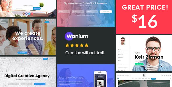 Wanium - A Elegant Multi-Concept Theme Logo